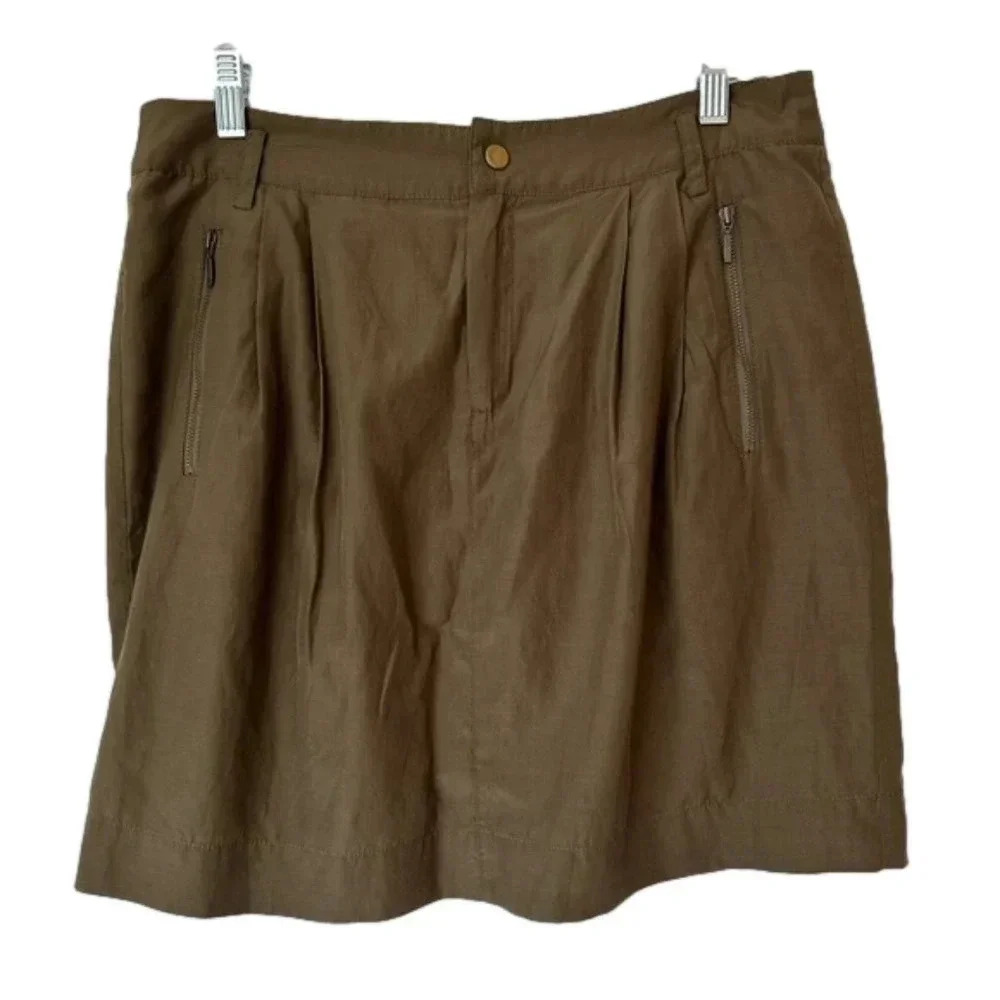 Banana Republic Olive Green Utility Mini Skirt NEW WITH TAGS